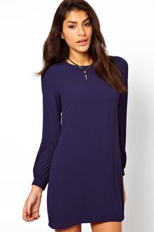 ASOS Collection Shift Dress with Bell Sleeve - Lyst