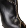 Christian Louboutin 120mm Col Zipped Calf Open Toe Low Boots in Black - Lyst
