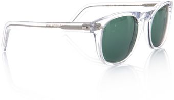 Cutler & Gross Transparent Frame Sunglasses - Lyst