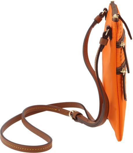 dooney and bourke orange crossbody