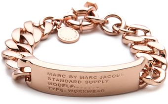 Marc By Marc Jacobs Standard Supply I.D. Bracelet - Lyst
