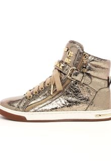 Michael by Michael Kors Metallic Glam Studded Hightop - Lyst
