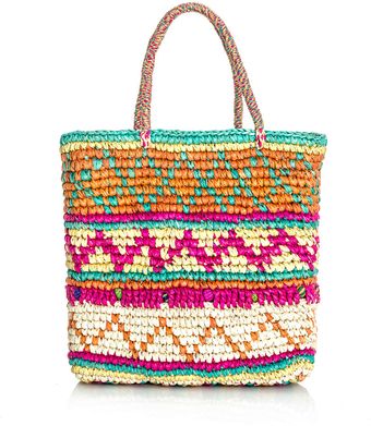 Sensi Studio Mini Multicolour Woven Straw Bag - Lyst