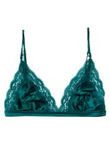 Stella McCartney Clara Whispering Silk Satin Bra