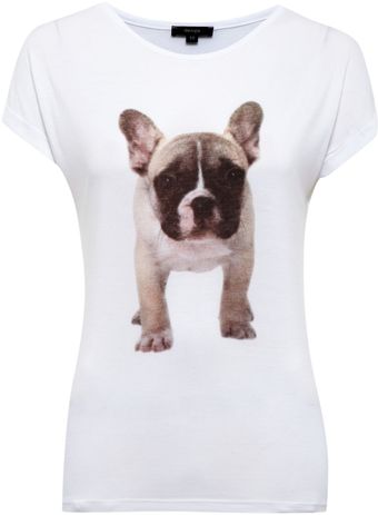Therapy Dog Graphic Front Print Tshirt - Lyst