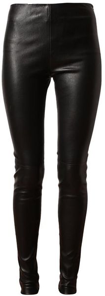 Balenciaga Stretch Leather Trousers - Lyst