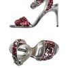 Dolce & Gabbana Highheeled Sandals in Silver (maroon) - Lyst