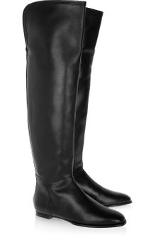 Jimmy Choo Dundee Leather Overtheknee Boots - Lyst