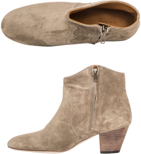 isabel marant dicker boots beige