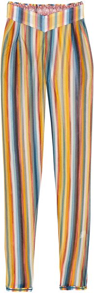 Missoni Wide Leg Lurex Trousers - Lyst