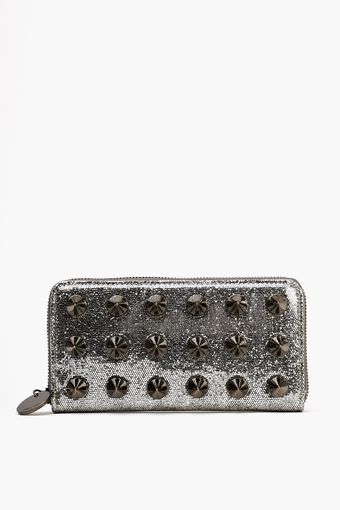 Nasty Gal Empire Spike Wallet  - Lyst