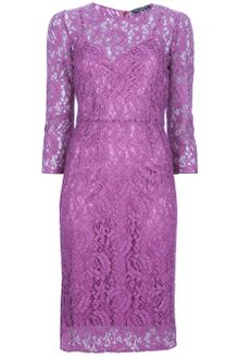 Dolce & Gabbana Lace Dress - Lyst