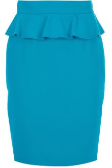 Emilio Pucci Peplum Pencil Skirt - Lyst