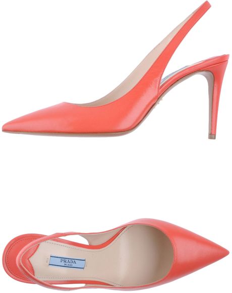 prada gabardine slingback