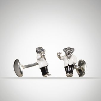 Ralph Lauren Tuxedo Bear Cuff Links - Lyst