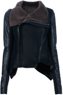 Rick Owens Structured Sheep Skin Jacket - Lyst