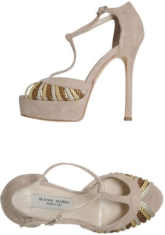 Gianni Marra Platform Sandals - Lyst