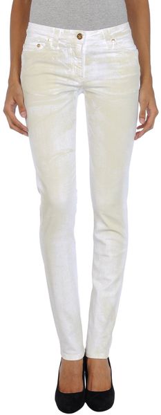 Roberto Cavalli Denim Trousers - Lyst