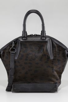 Alexander Wang Emile Leopard Print Calf Hair Satchel Bag - Lyst