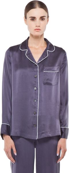 Equipment Avery Pajama Set in Greystone - Lyst