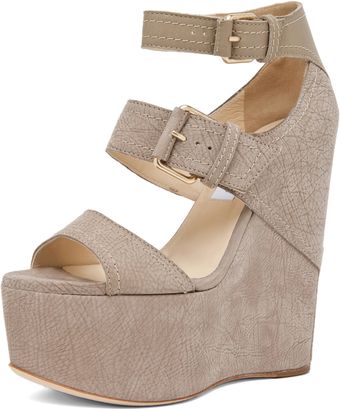 Jimmy Choo Leora Wedge Sandal  - Lyst