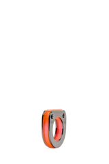 Mm6 By Maison Martin Margiela Ring in Neon Orange Plexi