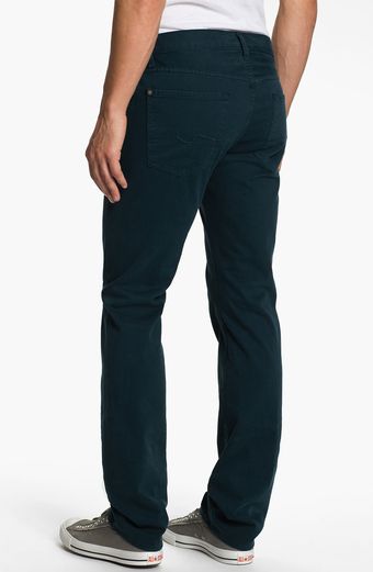 7 For All Mankind Slimmy Slim Straight Leg Jeans Dark Ivy - Lyst