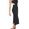 Alexander Mcqueen Swarovski Leaf Viscose Crepe Dress in Black - Lyst