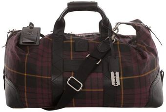 Alexander McQueen Tartan Cotton Weekender Bag - Lyst