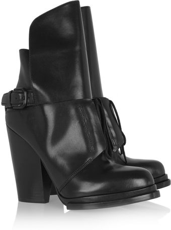 Alexander Wang Leonie Leather Ankle Boots - Lyst