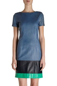 Boy by Band Of Outsiders Tri-color Leather Dress - Lyst