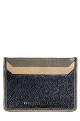 Burberry Metal Logo Credit Card Holder Wallet