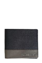 Burberry Metal Logo Leather Wallet