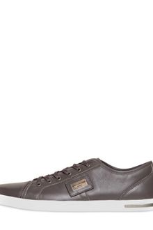 Dolce & Gabbana Inghilterra Full Grain Leather Sneakers - Lyst
