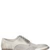 Dolce & Gabbana Milano Canvas Crinkled Leather Shoes in White for Men (off white) - Lyst