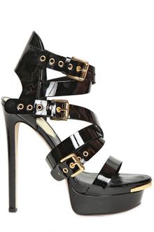 DSquared2 150mm Patent Leather Belted Sandals - Lyst