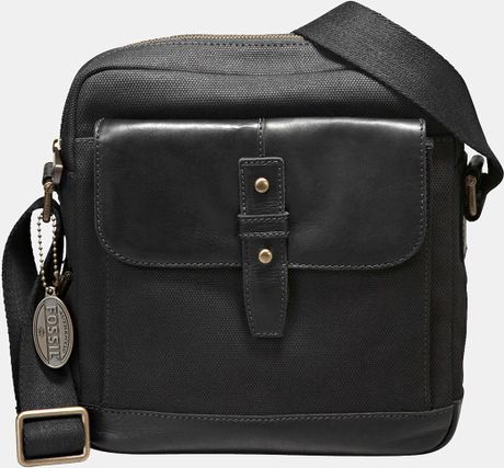 Fossil Dillon Crossbody Bag in Black for Men | Lyst