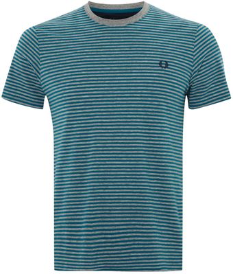 Fred Perry Striped Crew Neck Tshirt - Lyst
