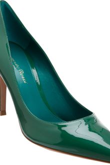 Gianvito Rossi Patent Pointed Toe Pump - Lyst