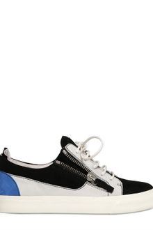 Giuseppe Zanotti 20mm Calfskin Suede Sneakers - Lyst