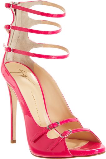 Giuseppe Zanotti Strappy Back Zip Sandal - Lyst