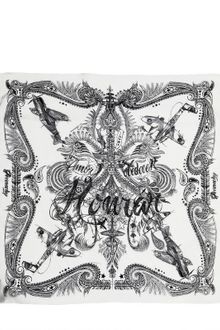 Givenchy Honour Tattoo Print Bandana Scarf - Lyst