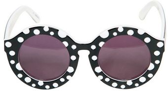 House Of Holland Dot Rounded Acetate Sunglasses - Lyst