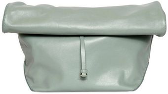 Jil Sander Nuzzi Nappa Leather Lunch Bag Clutch - Lyst