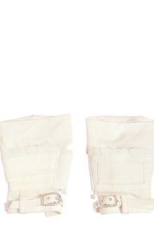 Julius Nappa Leather Jersey Fingerless Gloves - Lyst