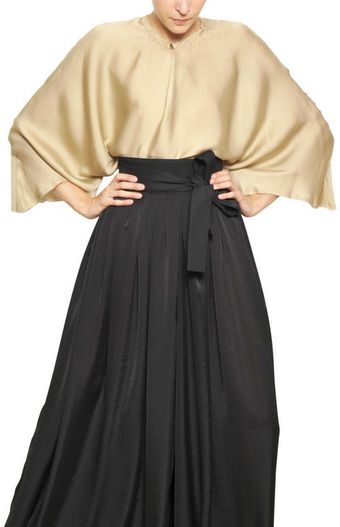 Lanvin Washed Silk Satin Shirt - Lyst
