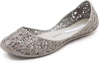 Melissa Campana Zigzag Flats - Lyst