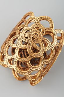 Oscar de la Renta Looped Lace Cluster Cuff  - Lyst
