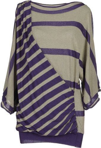 Pianurastudio Short Sleeve Sweater - Lyst
