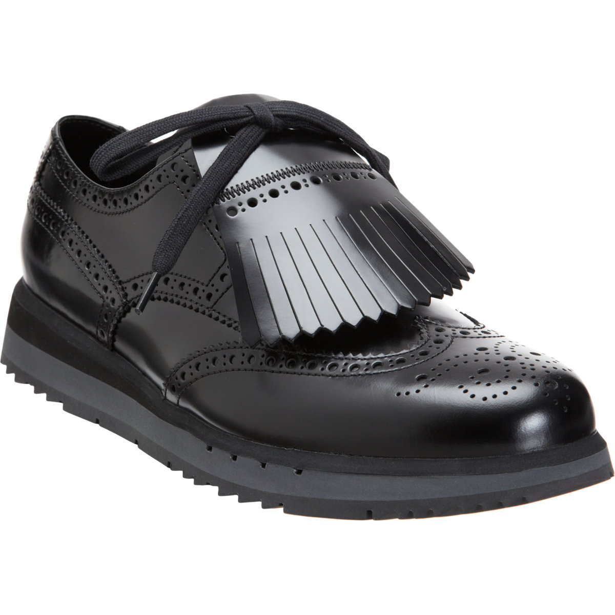 prada wingtip sneakers